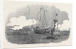 Her Maiesty's Visit to France, the Royal Yacht Entering Boulogne Harbour by Anonymous