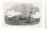 Her Maiesty's Visit to France, the Royal Yacht Entering Boulogne Harbour by Anonymous