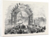 The Queen's Visit to Paris: The Arrival of Her Majesty at the Railway Station, Boulogne. by Anonymous