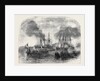 The Bombardment of Sveaborg: French Gun Boats Going to the Battery with Shot and Shell by Anonymous