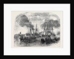 The Bombardment of Sveaborg: French Gun Boats Going to the Battery with Shot and Shell by Anonymous