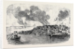 The French Mortar Battery Before Sveaborg by Anonymous