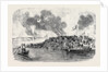 The French Mortar Battery Before Sveaborg by Anonymous