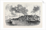 The French Mortar Battery Before Sveaborg by Anonymous