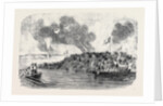 The French Mortar Battery Before Sveaborg by Anonymous