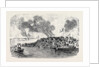 The French Mortar Battery Before Sveaborg by Anonymous