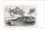 The French Mortar Battery Before Sveaborg by Anonymous