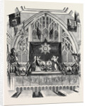 Decoration of Guildhall on Lord Mayor's Day, West End. by Anonymous