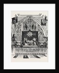 Decoration of Guildhall on Lord Mayor's Day, West End. by Anonymous