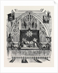 Decoration of Guildhall on Lord Mayor's Day, West End. by Anonymous