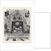 Decoration of Guildhall on Lord Mayor's Day, West End. by Anonymous