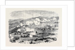 Battle on the Heights of Kars, the Fight Near Tahmasb-Tabia, Sketched by an Officer Engaged by Anonymous