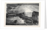 Great Fire on the Quai De Billy, Paris by Anonymous