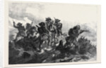 Sardinian Chasseurs Rescuing the Body of Their Commander, Captain Prola, at the Battle of Rivoli by Anonymous