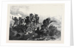 Sardinian Chasseurs Rescuing the Body of Their Commander, Captain Prola, at the Battle of Rivoli by Anonymous