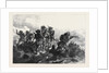 Sardinian Chasseurs Rescuing the Body of Their Commander, Captain Prola, at the Battle of Rivoli by Anonymous