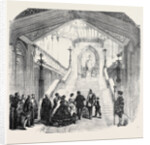 Arrival of the King of Sardinia at Windsor Castle, the Grand Staircase by Anonymous