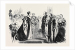 Investiture of the King of Sardinia with the Order of the Garter, at Windsor Castle by Anonymous