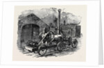 Tuxford and Sons' Steam Pile-Driving Engine, with Two Double Acting Purchases for Lifting Four Rams at a Time. by Anonymous