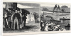Henley Regatta; Left: The Henley Shower, Right: View of the Course from the Lawn by Anonymous