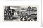 Henley Regatta; Left: The Henley Shower, Right: View of the Course from the Lawn by Anonymous