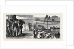 Henley Regatta; Left: The Henley Shower, Right: View of the Course from the Lawn by Anonymous