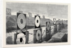 The Wimbledon Prize Meeting, View of the New Canvas Targets and Dummy, July 11, 1874 by Anonymous
