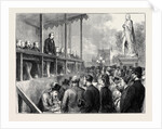 Memorial Statue to the Late Earl of Derby, Mr. Disraeli's Inaugural Speech, July 18, 1874 by Anonymous