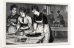 National Training School of Cookery at South Kensington: Morning, in the Scullery by Anonymous