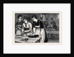 National Training School of Cookery at South Kensington: Morning, in the Scullery by Anonymous
