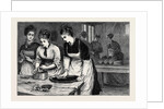 National Training School of Cookery at South Kensington: Morning, in the Scullery by Anonymous