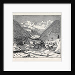 The King of Italy's Hunting Quarters in the Aosta Valley: Encampment of Valmiana, Near Cogne by Anonymous