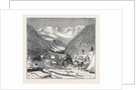 The King of Italy's Hunting Quarters in the Aosta Valley: Encampment of Valmiana, Near Cogne by Anonymous