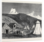 The King of Italy's Hunting Quarters in the Aosta Valley: Encampment of Moncarné by Anonymous
