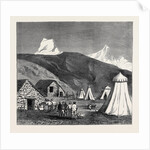 The King of Italy's Hunting Quarters in the Aosta Valley: Encampment of Moncarné by Anonymous