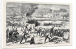 The Battle Before Estella, Carlists Attacking Republicans at Zabal by Anonymous
