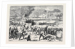 The Battle Before Estella, Carlists Attacking Republicans at Zabal by Anonymous