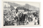 Camp Life at the Curragh: The Irish Derby, the Preparatory Gallop, August 1, 1874 by Anonymous