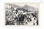 Camp Life at the Curragh: The Irish Derby, the Preparatory Gallop, August 1, 1874 by Anonymous