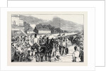Camp Life at the Curragh: The Irish Derby, the Preparatory Gallop, August 1, 1874 by Anonymous