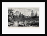 The Attack on Prince Bismarck, Bridge Over the Saale at Kissingen Where Kullmann Was Arrested, August 1, 1874 by Anonymous