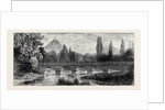 The Attack on Prince Bismarck, Bridge Over the Saale at Kissingen Where Kullmann Was Arrested, August 1, 1874 by Anonymous