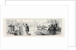 Left: The Old Bore Who Always Appears at Luncheon Time, Right: Home on Cousin Tom's Coach; Goodwood Races, a Ladies' Day, August 8, 1874 by Anonymous