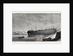 The Attempt to Launch the Ironclad Independencia Built for the Brazilian Government, August 15, 1874 by Anonymous