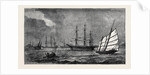 The Prohibition of Coolie Traffic by the Portuguese Government, American Clippers Used to Convey Coolies Lying Idle in Macao Roads by Anonymous