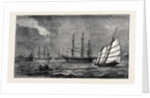 The Prohibition of Coolie Traffic by the Portuguese Government, American Clippers Used to Convey Coolies Lying Idle in Macao Roads by Anonymous