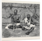 The Ceylon Pearl Fishery, Drilling Holes in the Pearls by Anonymous