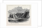 Dr. Schliemann's Excavations at Hissarlik from the East, Greece by Anonymous