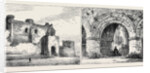 Piel Castle and West Doorway, Furness Abbey by Anonymous