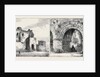 Piel Castle and West Doorway, Furness Abbey by Anonymous